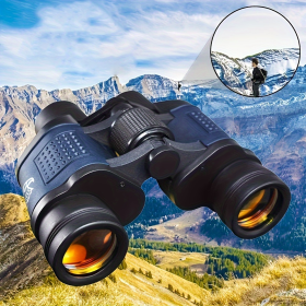 Binoculars For Adults High Power,60x60 With Low Light Night Vision Waterproof Binoculars Watching Outdoor Sports Concerts Binoculars For Bird Watching