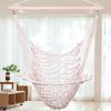 2pcs Indoor Outdoor Garden Cotton Hanging Rope Air/Sky Chair Swing Beige Hammocks  YJ - Beige