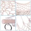 2pcs Indoor Outdoor Garden Cotton Hanging Rope Air/Sky Chair Swing Beige Hammocks  YJ - Beige