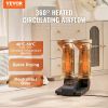 VEVOR 180° Foldable 2-Tube Shoe Dryer Boot Dryer with Heat Blower Black & Orange,Ultra Silent, Quick Drying for Work Boots, Ski Boots, Sneakers