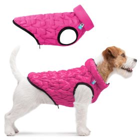 Dog Winter Coat Size M 48 Lightweight Reversible Warm Dog Jacket Water Resistant Windproof Puffer Jacket Insulated Dog Coats for Medium Small & Large