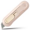 1pc Paper Cutter, Cutting Knife With Sk5 Blade, Automatic Retract Safe Cutter, Paper Cutter Box Opener, For DIY Handicraft, School & Office Supplies