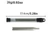 1pc Collapsible Stainless Steel Blow Fire Tool For Outdoor Camping Hiking Barbecue Survival Gadgets