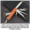 Premium Quality Swiss Multi-Tool Classic Multi-Tool Men'S Pocket Knife - Pack 11 Tools In Your Pocket